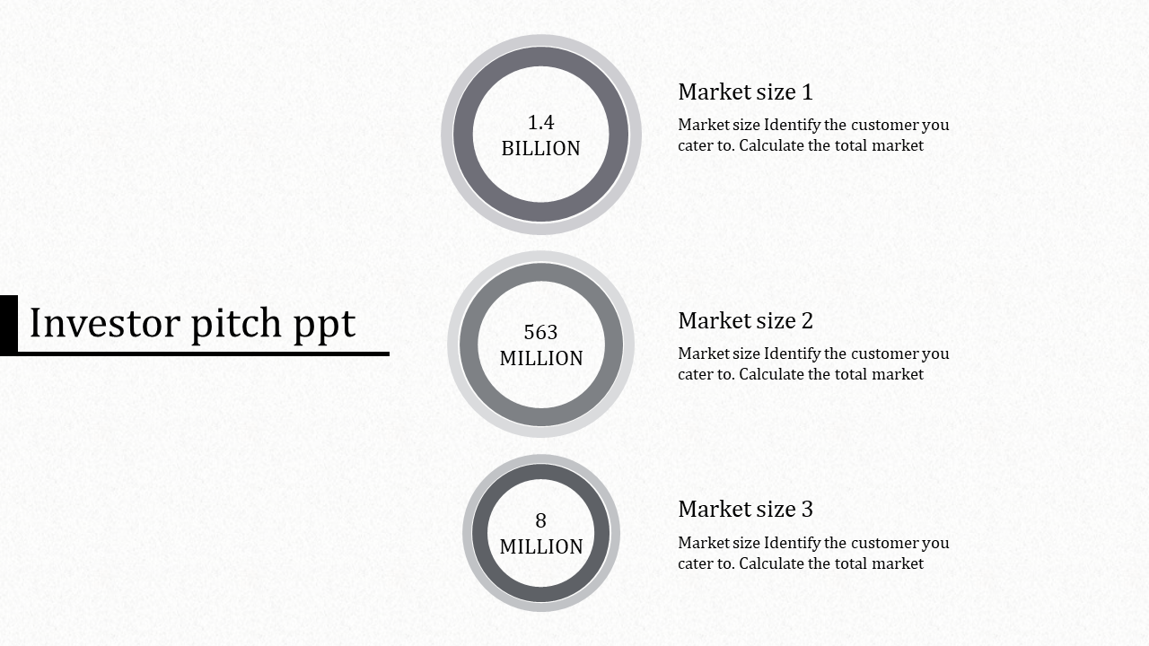Best Investor Pitch PPT With Grey Color Slide Design